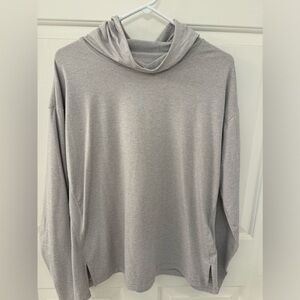 Athleta UPTEMPO II HOODIE SWEATSHIRT Gray Size Large